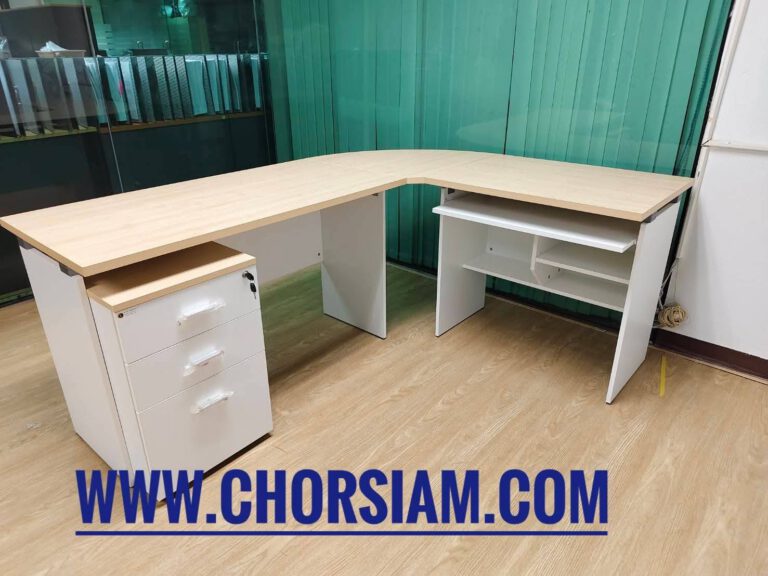 ตัวอย่างผลงานชุดโต๊ะผู้บริหาร - 5