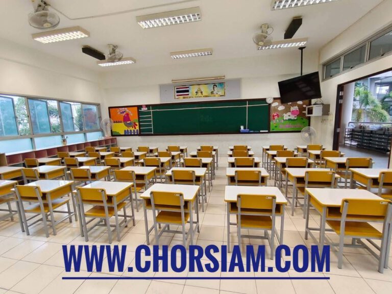 ผลงานชุดโต๊ะนักเรียน - 5