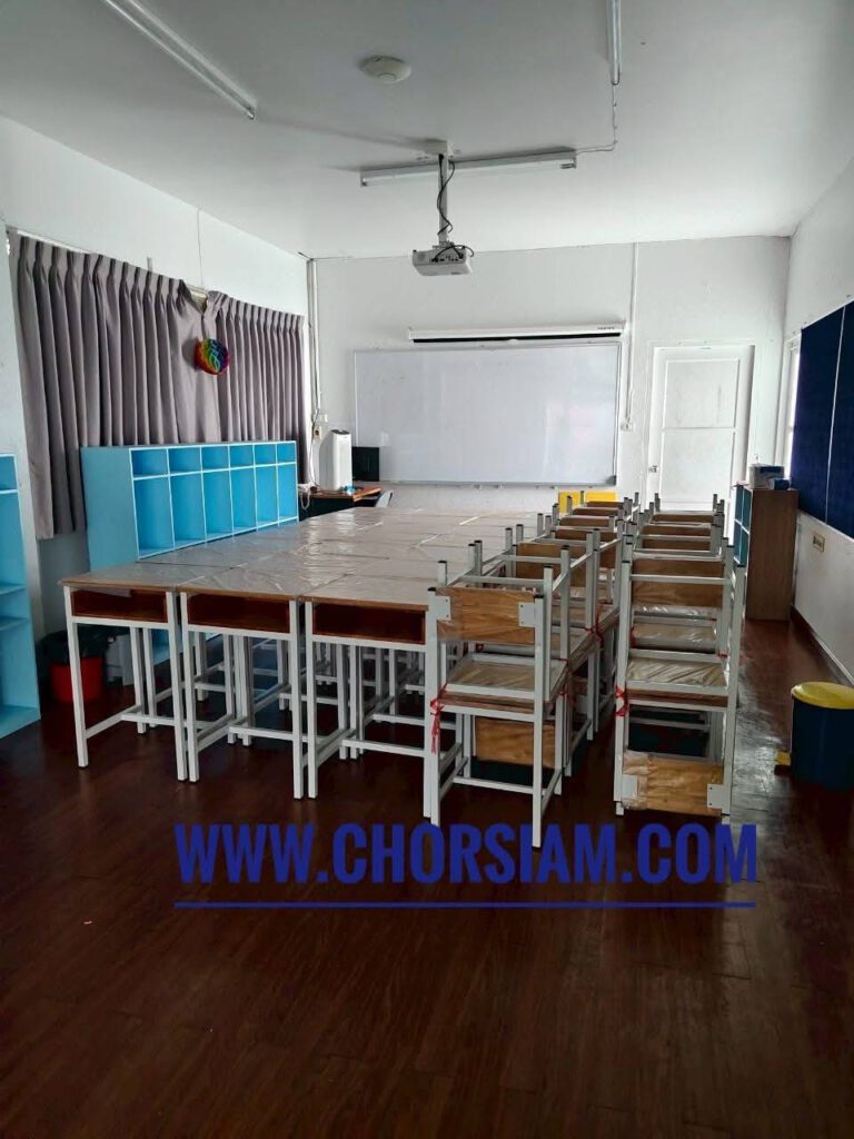 ผลงานชุดโต๊ะนักเรียน - 9