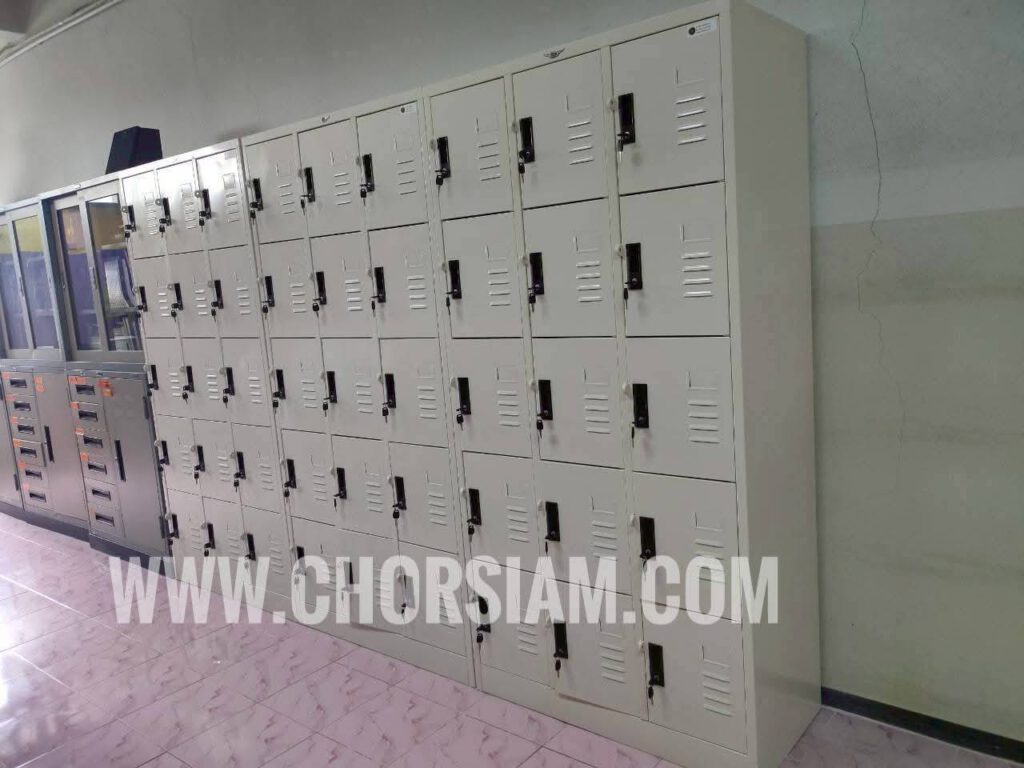 ตัวอย่างผลงานตู้ล๊อคเกอร์ - 1