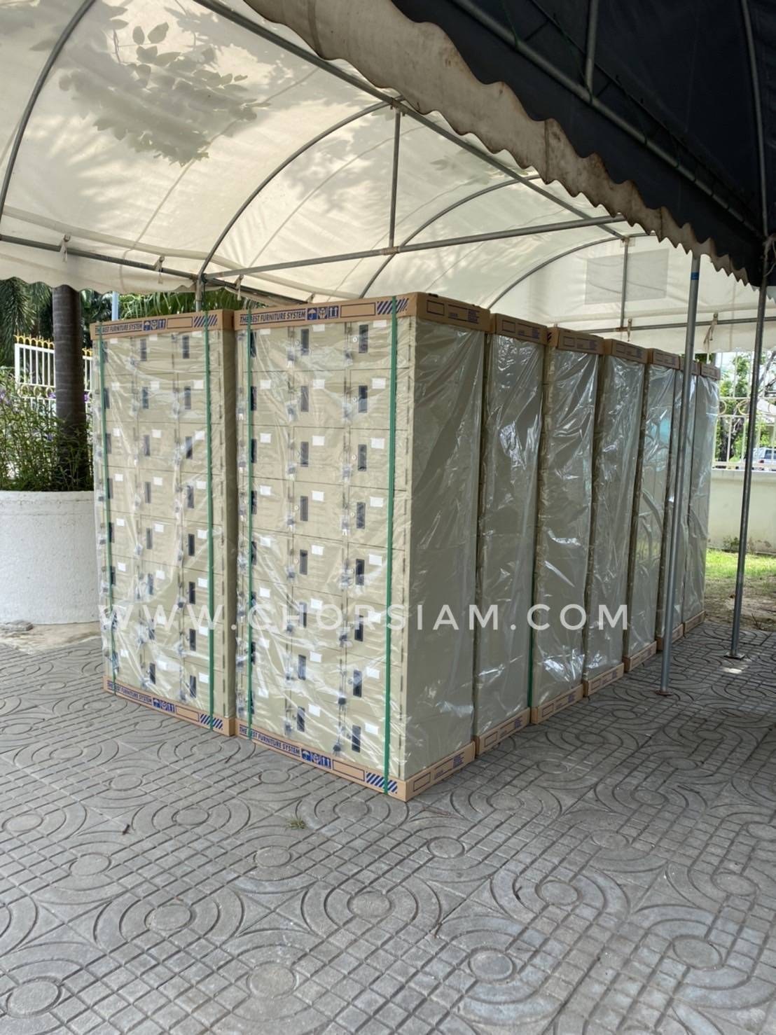 ตัวอย่างผลงานตู้ล๊อคเกอร์